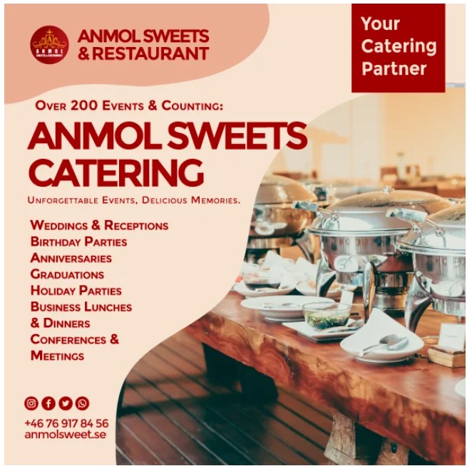 Anmol Sweets and Restaurant in Stockholm
